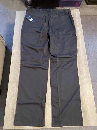 Scrubs Cherokee Workwear Men Fly Front XL Tall Pant Pewter NEW WITH TAGS - Picture 3 of 7