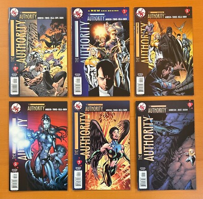 The Authority #0, 1, 2, 3 bis 14 komplette Serien (Wildstorm 2003) 15 x Comics