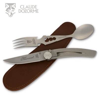 Claude Dozorme Le Thiers Camping Outdoor Besteck Messer Gabel Löffel Frankreich