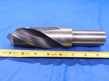 1 55/64 HSS SCREW MACHINE LENGTH DRILL BIT 1 3/8 SHANK 4 1/2 LOC 1.859375