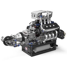 Mould King 10206 V8 Engine Motor Bausatz Klem...