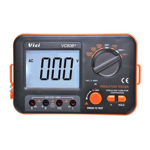 Digital Insulation Resistance Tester Megger Meter 1000V 0.1~ 2000M?? VC60B New - Picture 9 of 20