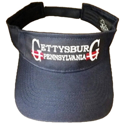 GETTYSBURG PENNSYLVANIA NAVY VISOR HAT CAP NEW