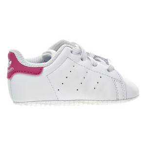 Adidas Stan Smith Crib's Shoes White-White-Bold Pink s82618 | eBay