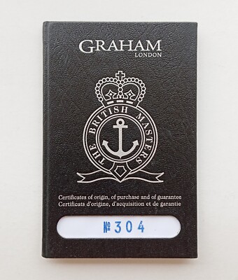 GRAHAM Guarantee Warranty Booklet (Unwritten) SWORDFISH 2SWASB
