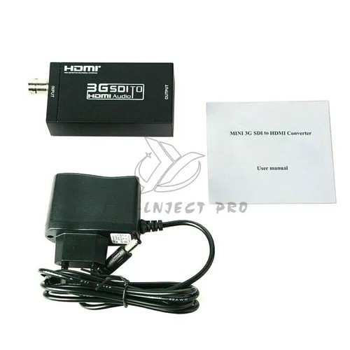 HDMI Extender Over Single SDI Coaxial RG6 Cable Video Audio 330ft Adapter 1080P - Picture 10 of 11