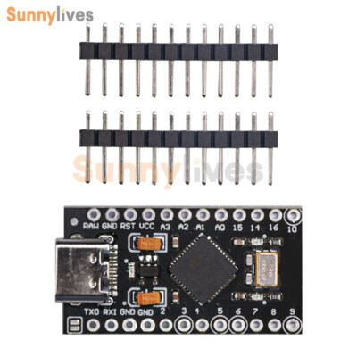 1pc Micro USB/Type-C Pro Micro ATMEGA32U4 Development Board For Arduino US Stock