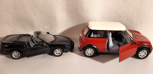 3 Welly Audi TT BMW Z4 2008 Pontiac Firebird Convertible 1 Kinsmart New Mini Coo - Picture 10 of 11