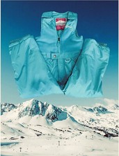 Weatherproof Kids Bib Insulated Zipper Strap Snow Ski Suit SZ 6R Pant Terquize