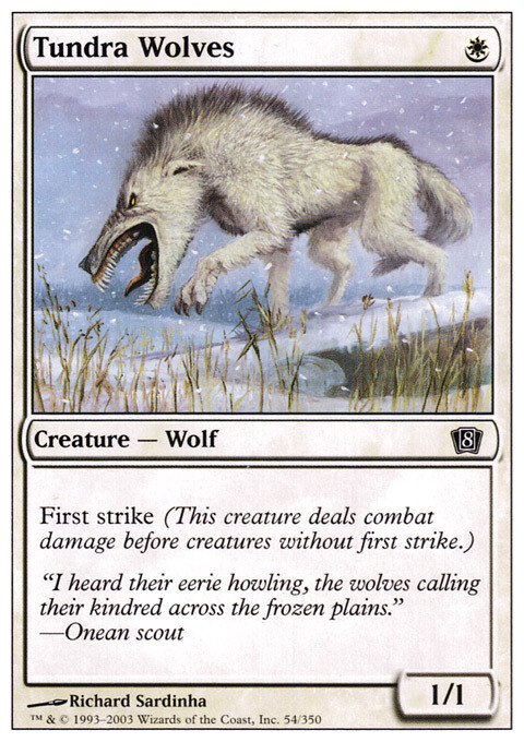 Tundra Wolves NM, English MTG 8th Edition | eBay
