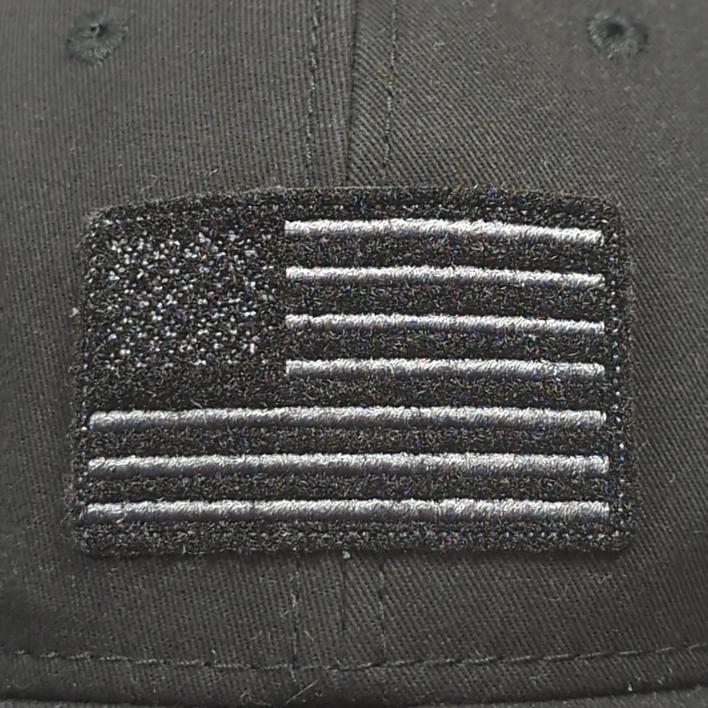 Flag Patch Black Snapback Hat Adjustable Ball Cap - image 2