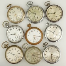 LOT Antique Pocket Watch Men's no fusee duplex chronometer repeater chronograph