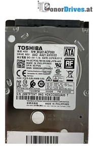 Toshiba - MQ01ACF050 - 500 GB - SATA - Pcb. G003235C*