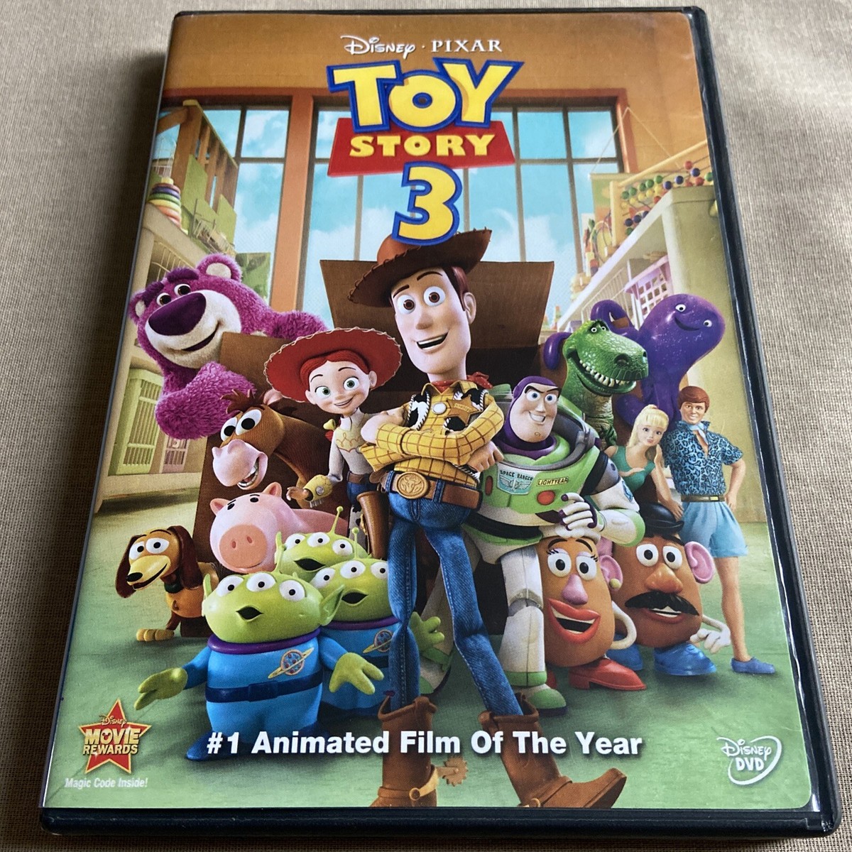 Toy Story 3 (DVD, 2010) Disney Pixar Tom Hanks Woody Allen Michael