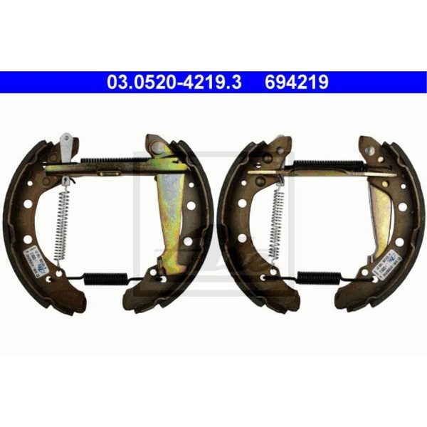 ATE Bremsbackensatz Bremsbacken Hinten FüR VW Golf III 1H1 Audi 80 89 89Q 8A-image