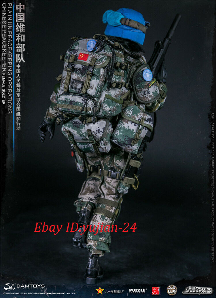 1/6 DAMTOYS 78067 Chinese Peacekeeper Female Soldier Action Figure