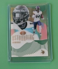 2019 Panini Illusions Stefon Diggs Astounding Gold Minnesota Vikings /399