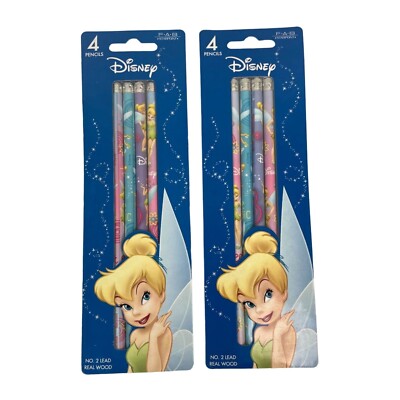 Disney Tinkerbell Pencils 2 pkgs F.A.B Starpoint School Supply Writing Utensils