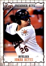 2019 Frederick Keys Choice #23 Jomar Reyes Dominican Republic DR Baseball Card
