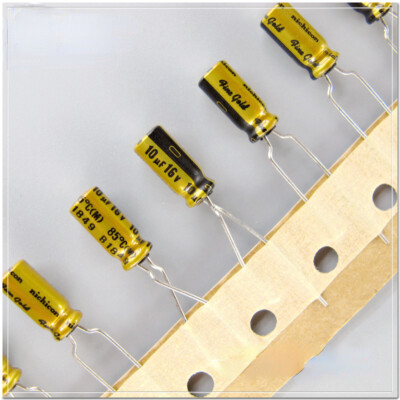 Nichicon FG series 10uF/16v audio electrolytic capacitor 16V/10uF 5×11mm