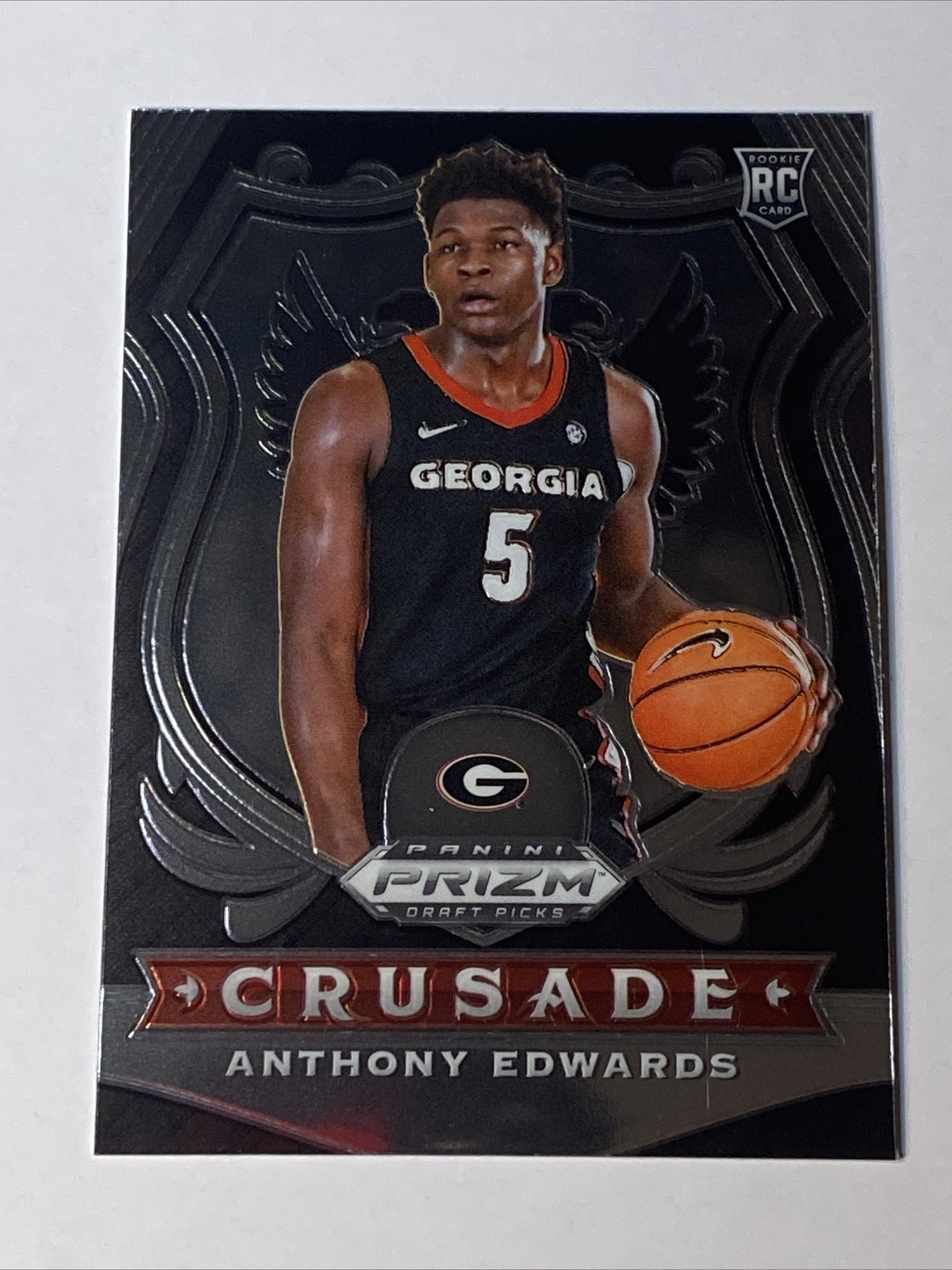 Anthony Edwards RC 2020-21 Prizm Draft Picks Crusade #81 Timberwolves Rookie MT