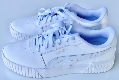 Puma Women s Carina 2.0 White Fashion Casual Sneakers/Shoes Size 10 Brand New
