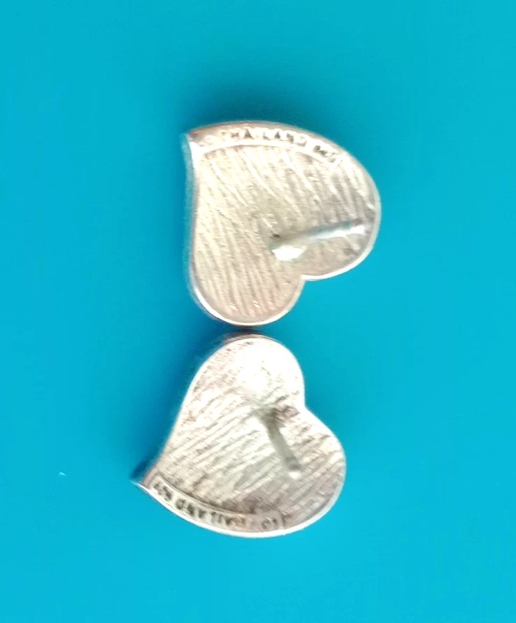 PENDIENTES PLATA ESTERLINA ABULÓN INCRUSTACIONES 3 TONOS FREGONA Y CIRCONITA CORAZÓN POSTE 925 "AMOUR" Foto 3 de 4