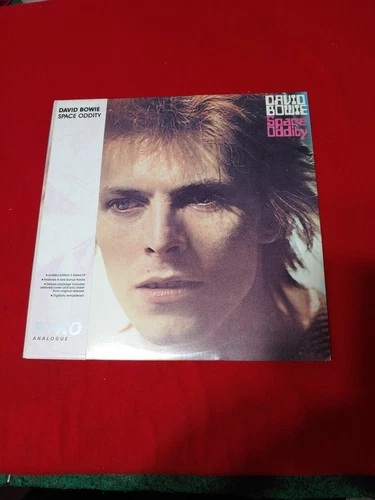 DAVID BOWIE Space Oddity 2 LP 1990 RYKO Ltd Clear Vinyl SEALED NEW Bonus Tracks