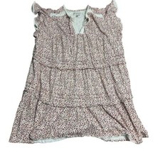 Knox Rose Women's Plus Size 3X Sleeveless A-Line Dress Summer Sundress