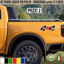 Kit 2 autocollants universels 4x4 pick-up diesel tout-terrain différentes tai...