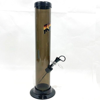 INHALE ️2X10'' STRAIGHT ACRYLIC HOOKAH WATER PIPE PULL STEM & POKER MADE IN USA