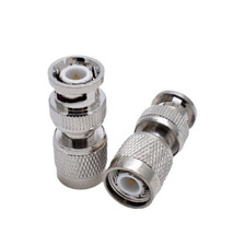 2pcs Walkie talkie adapter RF adapter TNC/BNC-JJ BNC/TNC-JJ TNC male to BNC male