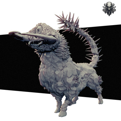 Meteor Beast - Realsteone - Terrain Wargaming D&D DnD 32mm 40mm 54mm