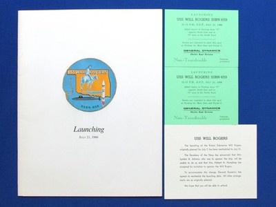 USS Will Rogers SSBN 659: Nuclear Submarine Launch Program July 21, 1966 (RARE)