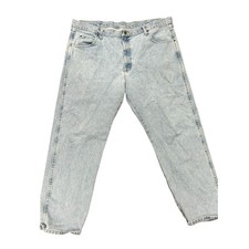 Wrangler 35001 Men  s Jeans 42x30 Light Wash Classic Fit Straight Leg Denim USA