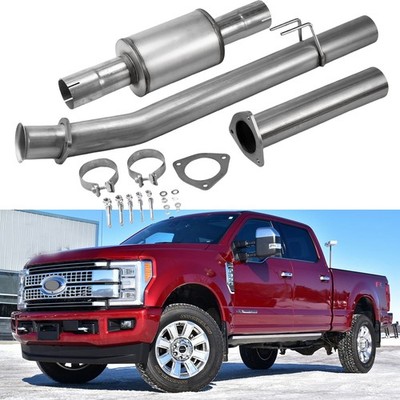 Exhaust Pipe with Muffer for 11-19 Ford F250 F350 F450 6.7L Powerstroke Diesel