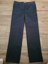French Toast Boy's Relaxed Straight Fit Twill Blue Pants Sz 20 School Adjustable