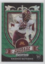 2021 Panini Prizm Draft Picks Crusade Green Wave Prizm Rashod Bateman #166 0hd6