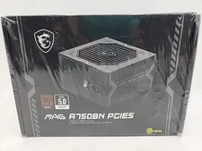 NEW MSI 750W MAG A750BN PCIE5 80 PLUS BRONZE Certified Power Supply PSU