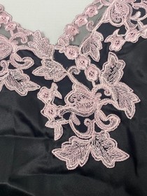 Agent Provocateur Darina Black Pink Silk Slip Medium NWT $1,335