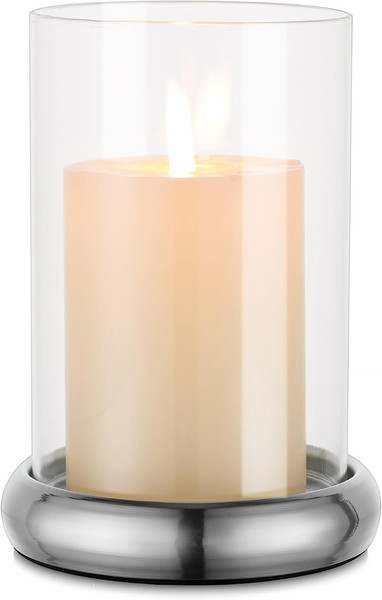KerzenstäNder FüR Stumpenkerzen: Glas Hurricane KerzenstäNder Moderne Stumpenker-image