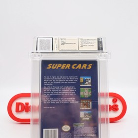 NES Nintendo SUPER CARS - WATA GRADED 7.0 A! NEW & Factory Sealed with H-Seam!