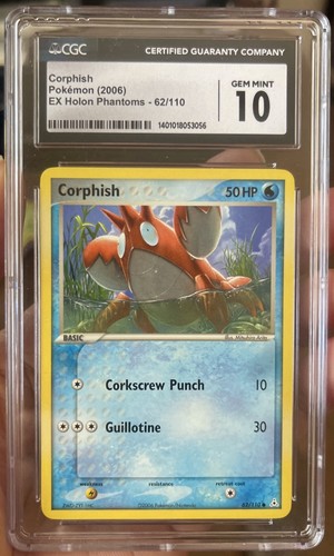 Corphish graded CGC 10 for sale on eBay