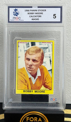 Panini Calciatori 1966-67 - Bobby Moore England WC MGC 5 TOP West Ham