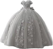 Quinceanera Dresses Sweet 15 / Sweet 16 Ball Gowns 3D Flowers