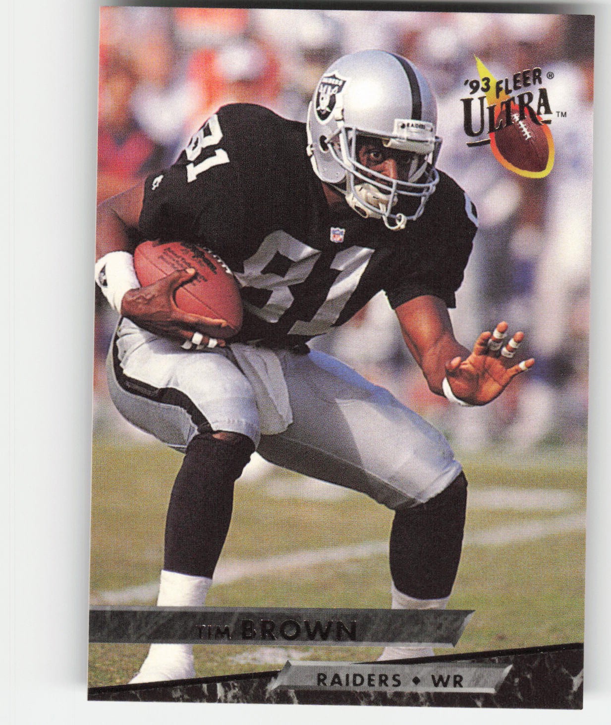 Tim Brown, 1993 Ultra, #215, Los Angeles Raiders,