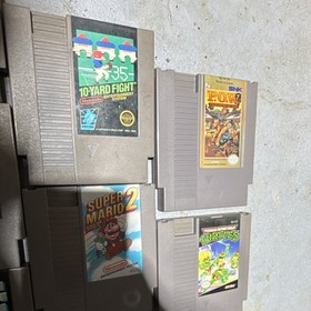 Nintendo NES Game Lot of 11: Mario, Punch-Out, POW, Duck Hunt and more