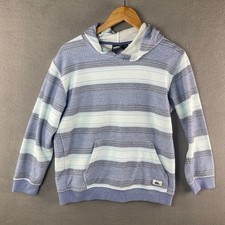 Boy's Quicksilver White Baja Hoodie  Size XL 18/20