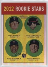 2012 Heritage Chrome Rookie Stars Refractor Chris Parmelee Steve Lombardozzi 7xr