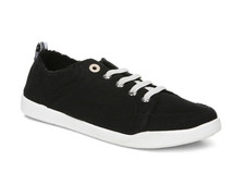 NEW Vionic Women's Beach Pismo Casual Sneaker: Canvas, Black Canvas